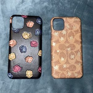 Coach iPhone 11 Pro Max case bundle